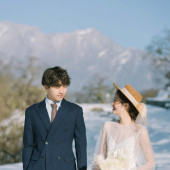 超美雪景婚纱