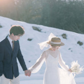 超美雪景婚纱