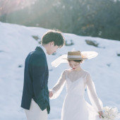 超美雪景婚纱