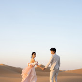 腾格里沙漠｜粉色玫瑰