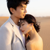 腾格里沙漠｜粉色玫瑰