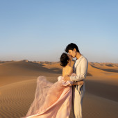 腾格里沙漠｜粉色玫瑰