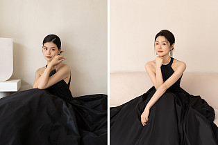 客样对比｜黑婚纱