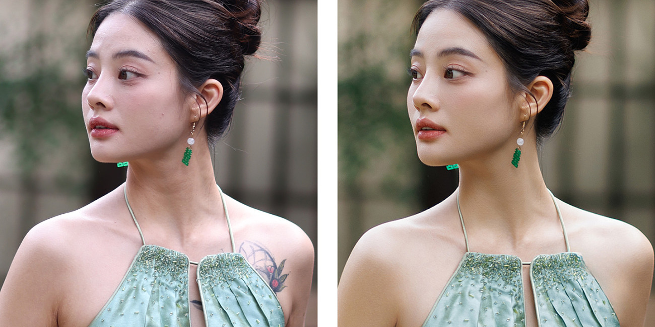 精修对比｜惠兰风致