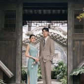 东方画意｜园林旗袍