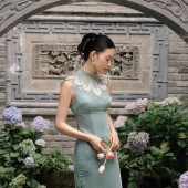 东方画意｜园林旗袍