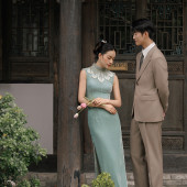 东方画意｜园林旗袍