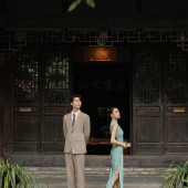 东方画意｜园林旗袍