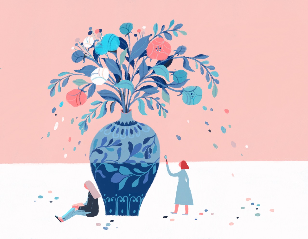 浙江大学日历插画