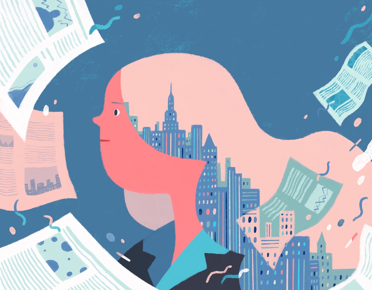 浙江大学日历插画