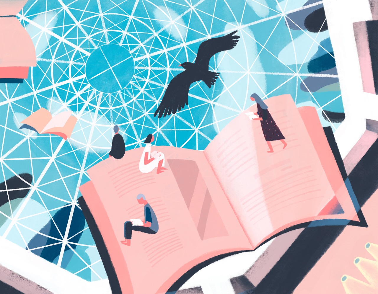 浙江大学日历插画