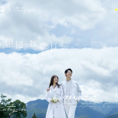 古镇稻田-田园牧歌