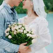 蓝月谷-落日弥漫