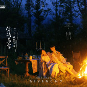 篝火夜景-你的名字，我的心事