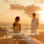 三亚湾-氛围夕阳