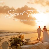 三亚湾-氛围夕阳