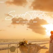 三亚湾-氛围夕阳