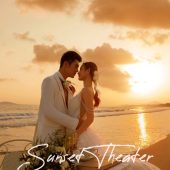 三亚湾-氛围夕阳