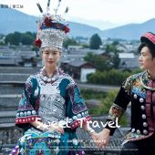 束河古镇-苗家少女