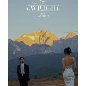 雪山远景-人间暮色