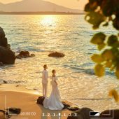 蜈支洲岛-橘色夕阳