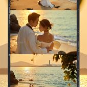 蜈支洲岛-橘色夕阳