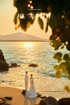 蜈支洲岛-橘色夕阳