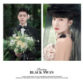 蜈支洲岛-复古黑纱