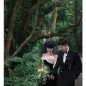 蜈支洲岛-复古黑纱