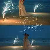 三亚湾-烟花夜景