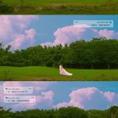 大小洞天-草坪粉纱