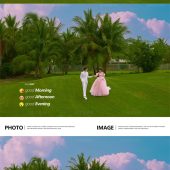 大小洞天-草坪粉纱