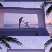 大小洞天-紫色落日