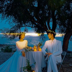 半山半岛-电影感夜景