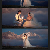 莫奈庄园-日照金山