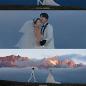 莫奈庄园-日照金山