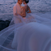 天涯海角-粉紫夕阳