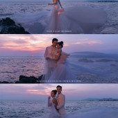 天涯海角-粉紫夕阳