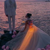 天涯海角-粉紫夕阳