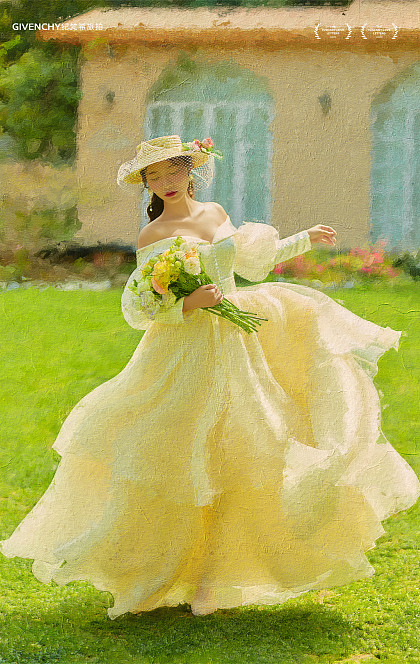 丽舍庄园-油画少女