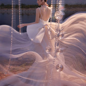 珍珠湖-花香满径