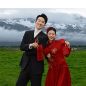 独家草坪-中式旗袍