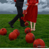 独家草坪-中式旗袍