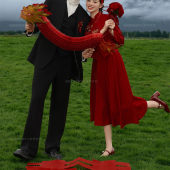 独家草坪-中式旗袍