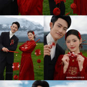 独家草坪-中式旗袍