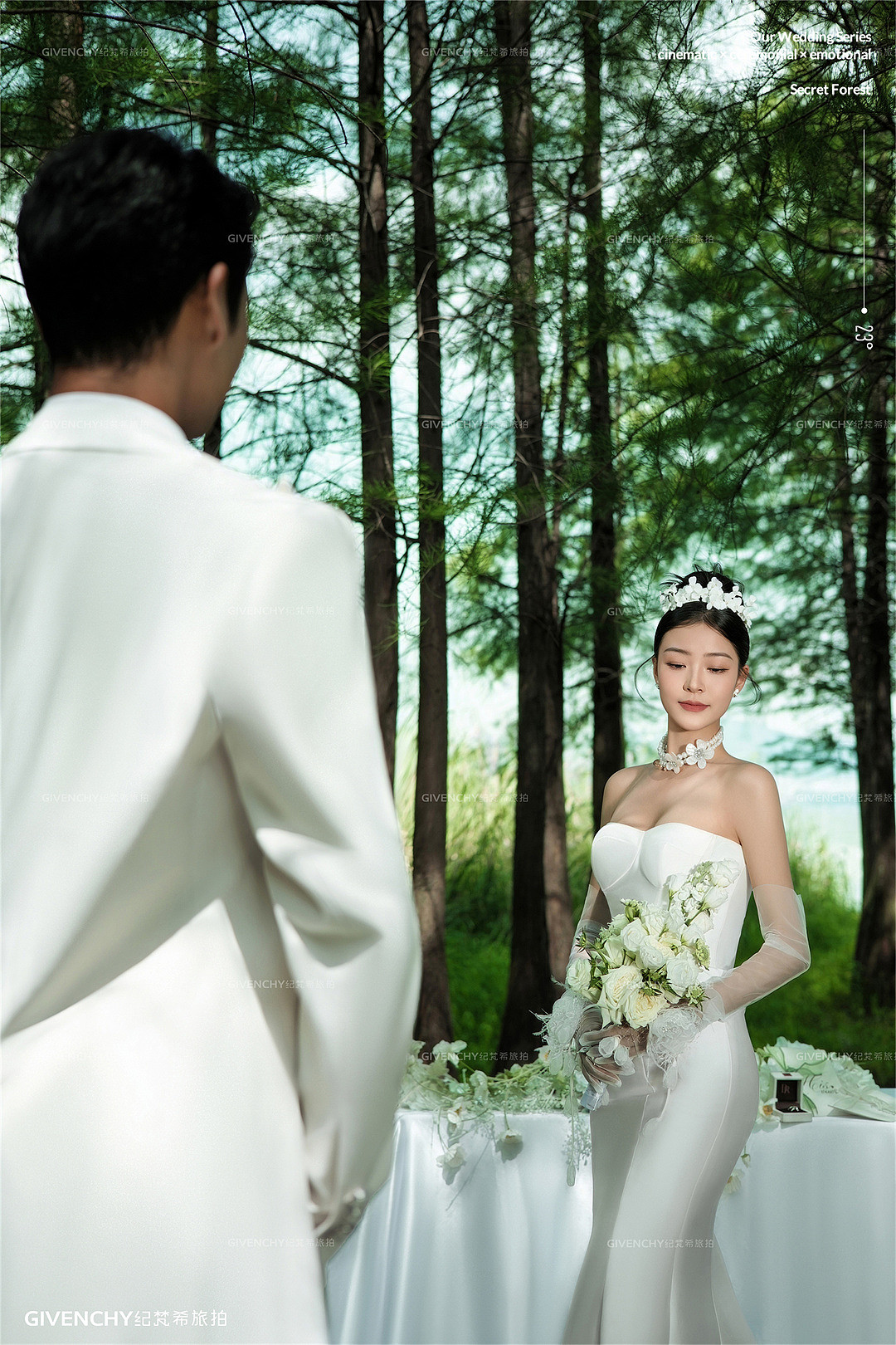 甄先生❤吕女士-树林