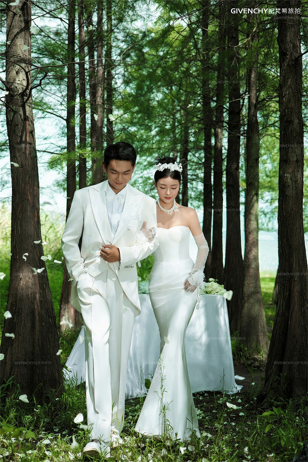 甄先生❤吕女士-树林