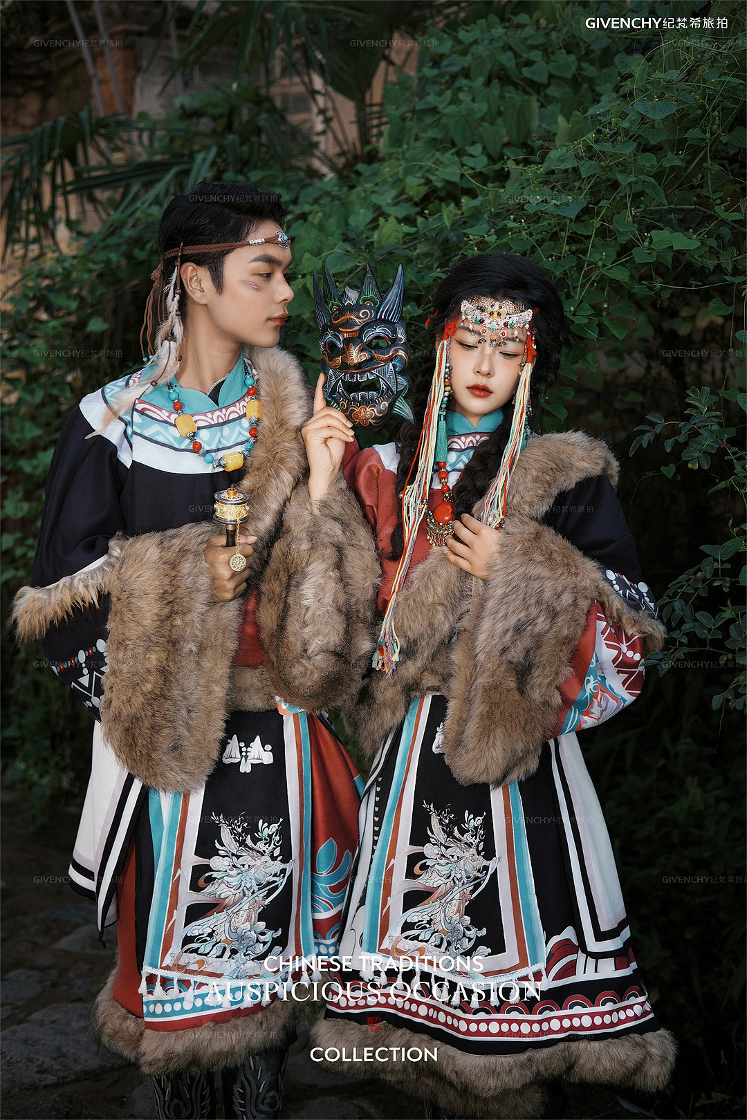 甄先生❤吕女士-藏服