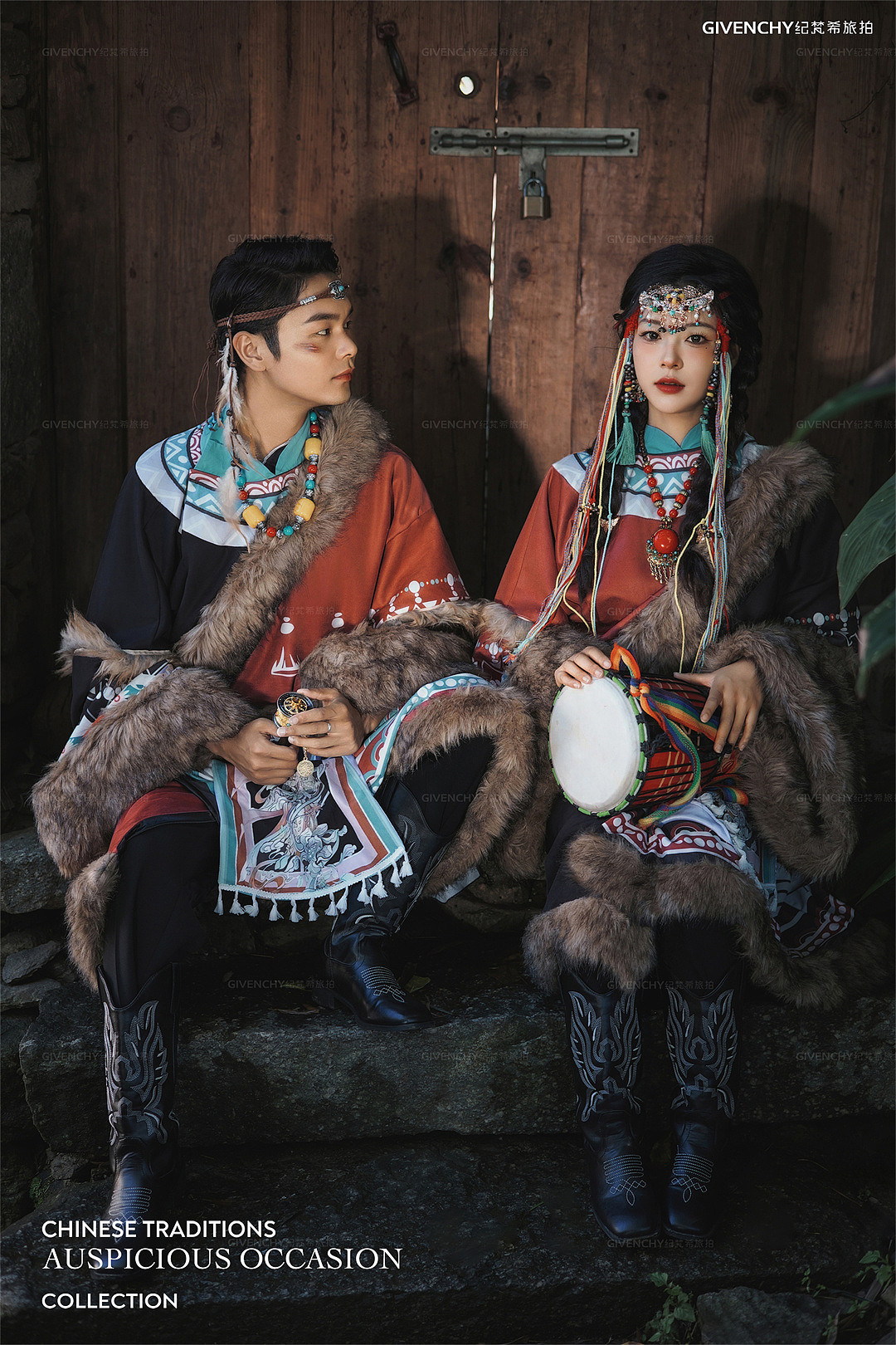 甄先生❤吕女士-藏服