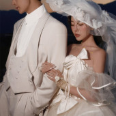 蓝月谷-日落黄昏